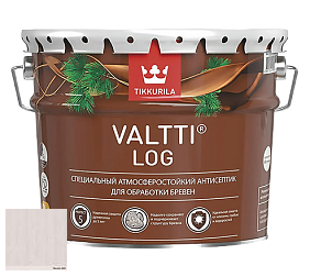 Краска Tikkurila Valtti Log грунтовочный антисептик по дереву цвет 5060 Lumi (Белый)