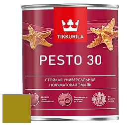 Краска Tikkurila Euro Pesto 30 эмаль цвет RAL 1027 