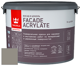 Краска Tikkurila Facade Acrylate краска внутренних и наружных работ цвет Q803 Hiiri