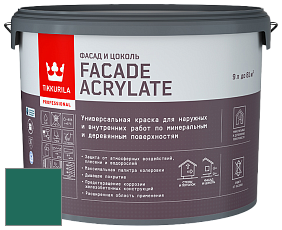 Краска Tikkurila Facade Acrylate краска внутренних и наружных работ цвет N373 