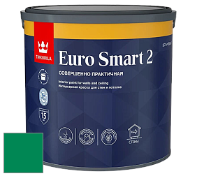 Краска Tikkurila Euro Smart 2 краска для стен и потолков цвет RAL 6024 