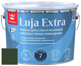 Краска Tikkurila Luja Extra 7 матовая краска для влажных помещений цвет RAL 6020 