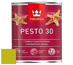 Краска Tikkurila Euro Pesto 30 эмаль цвет NCS S 1075-G60Y 