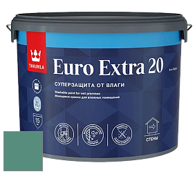 Краска Tikkurila Euro Extra 20 краска для стен и потолков цвет S373 Босфор