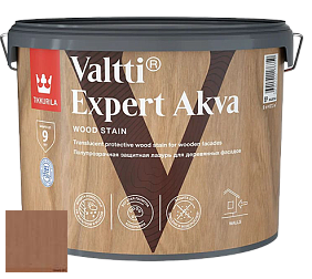Краска Tikkurila Valtti Expert Akva лазурь колеруемая для деревянных фасадов цвет 5071 Tatti