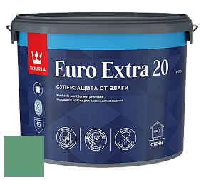 Краска Tikkurila Euro Extra 20 краска для стен и потолков цвет NCS S 3040-G 