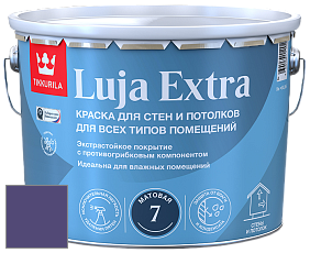 Краска Tikkurila Luja Extra 7 матовая краска для влажных помещений цвет NCS S 5040-R60B 