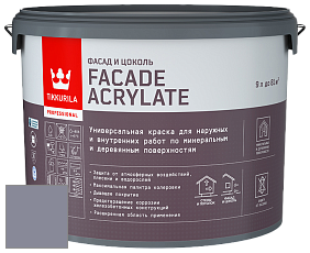 Краска Tikkurila Facade Acrylate краска внутренних и наружных работ цвет 4895 