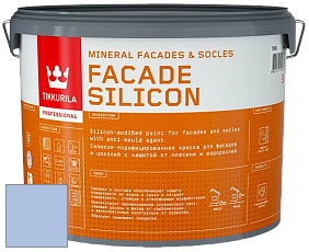 Краска Tikkurila Facade Silicon краска фасадная цвет NCS S 1030-R70B 