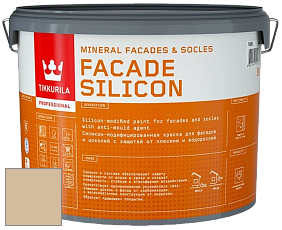Краска Tikkurila Facade Silicon краска фасадная цвет Q602 Sarvi