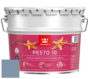Краска Tikkurila Euro Pesto 10 эмаль цвет V431 Дрема