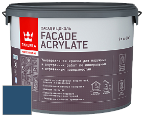 Краска Tikkurila Facade Acrylate краска внутренних и наружных работ цвет N360 