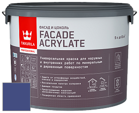 Краска Tikkurila Facade Acrylate краска внутренних и наружных работ цвет M348 