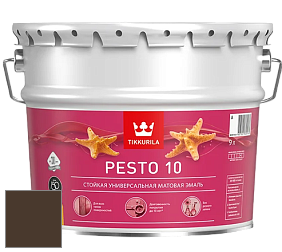 Краска Tikkurila Euro Pesto 10 эмаль цвет RAL 8014 
