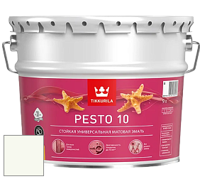 Краска Tikkurila Euro Pesto 10 эмаль цвет RAL 9010 