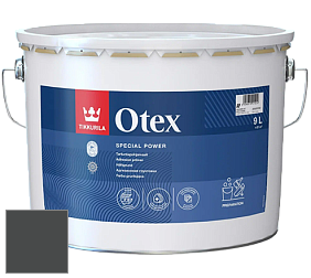 Краска Tikkurila Otex грунт адгезионный цвет X499 Лакрица