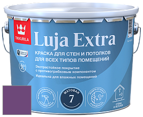 Краска Tikkurila Luja Extra 7 матовая краска для влажных помещений цвет NCS S 4050-R50B 