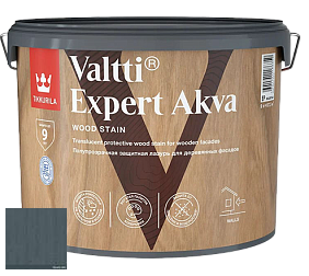 Краска Tikkurila Valtti Expert Akva лазурь колеруемая для деревянных фасадов цвет 5086 Yö