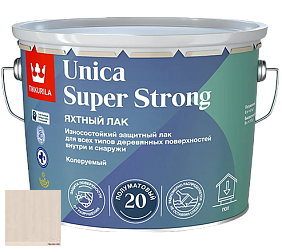 Краска Tikkurila Unica Super Strong (полуматовый) лак яхтный цвет 3466 Ваниль