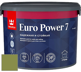 Краска Tikkurila Euro Power 7 краска для стен и потолков цвет N387 