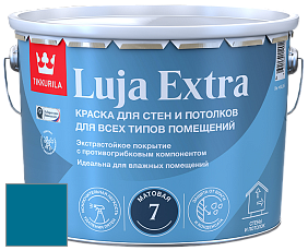 Краска Tikkurila Luja Extra 7 матовая краска для влажных помещений цвет NCS S 4050-B 