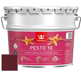 Краска Tikkurila Euro Pesto 10 эмаль цвет RAL 3005 
