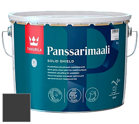 Краска Tikkurila Panssarimaali краска по металлу цвет 0202 Черный