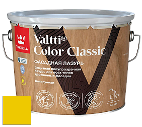 Краска Tikkurila Valtti Color Classic лазурь колеруемая для деревянного фасада цвет RAL 1021 