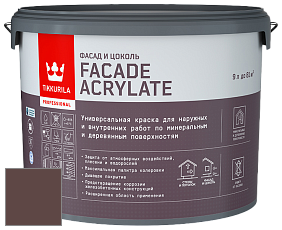 Краска Tikkurila Facade Acrylate краска внутренних и наружных работ цвет Q383 
