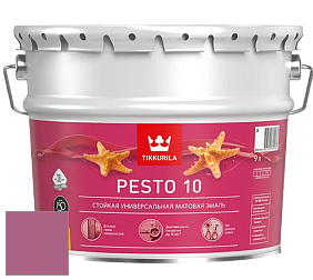 Краска Tikkurila Euro Pesto 10 эмаль цвет S338 Цикламен