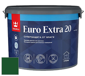 Краска Tikkurila Euro Extra 20 краска для стен и потолков цвет RAL 6035 