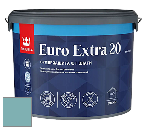 Краска Tikkurila Euro Extra 20 краска для стен и потолков цвет RAL 6034 