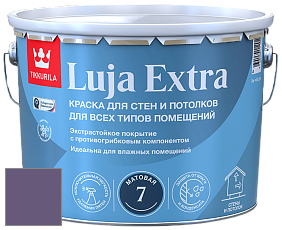 Краска Tikkurila Luja Extra 7 матовая краска для влажных помещений цвет N343 