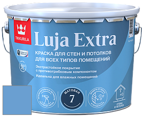 Краска Tikkurila Luja Extra 7 матовая краска для влажных помещений цвет NCS S 1550-R80B 