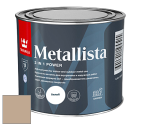 Краска Tikkurila Metallista краска по металлу цвет V466 Лама