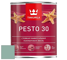 Краска Tikkurila Euro Pesto 30 эмаль цвет J442 Ментол