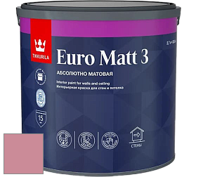 Краска Tikkurila Euro Matt 3 краска для стен и потолков цвет J423 