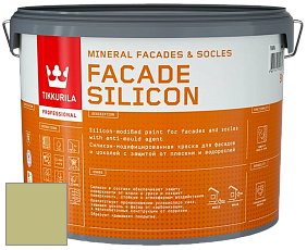 Краска Tikkurila Facade Silicon краска фасадная цвет NCS S 2030-G60Y 