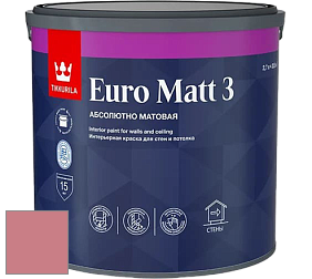 Краска Tikkurila Euro Matt 3 краска для стен и потолков цвет V324 