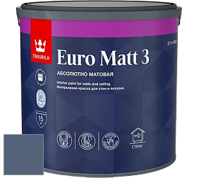 Краска Tikkurila Euro Matt 3 краска для стен и потолков цвет M430 
