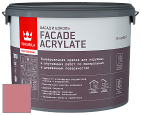 Краска Tikkurila Facade Acrylate краска фасадная цвет V324 