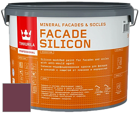Краска Tikkurila Facade Silicon краска фасадная цвет NCS S 5040-R20B 