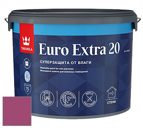 Краска Tikkurila Euro Extra 20 краска для стен и потолков цвет M338 