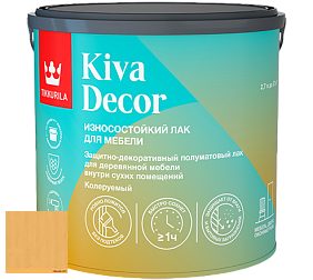 Краска Tikkurila Kiva Decor Лак для мебели цвет 3457 Летний день
