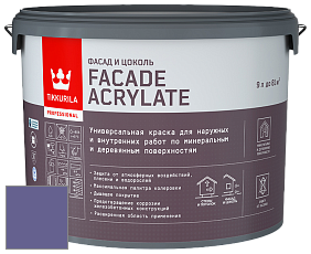 Краска Tikkurila Facade Acrylate краска внутренних и наружных работ цвет N344 