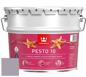 Краска Tikkurila Euro Pesto 10 эмаль цвет S427 Чары