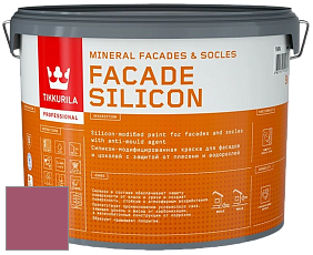 Краска Tikkurila Facade Silicon краска фасадная цвет NCS S 3050-R20B 