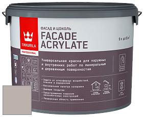 Краска Tikkurila Facade Acrylate краска внутренних и наружных работ цвет V481 Шаньдун