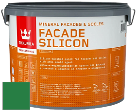 Краска Tikkurila Facade Silicon краска фасадная цвет NCS S 3065-G10Y 