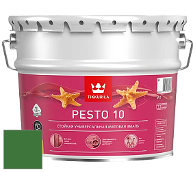 Краска Tikkurila Euro Pesto 10 эмаль цвет RAL 6010 